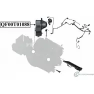 Мотор отопителя салона QUATTRO FRENI 37J7R 8S QF00T01088 Bmw X6