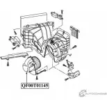 Мотор отопителя салона QUATTRO FRENI QF00T01145 5QYQ9 0 1233226926