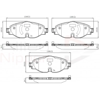 Тормозные колодки дисковые, комплект COMLINE Skoda Karoq Y1AAA ADB02158 2508 6