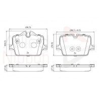 Тормозные колодки дисковые, комплект COMLINE Bmw Z4 (G29) 3 Кабриолет E 8RI5G ADB02865