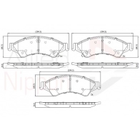 Тормозные колодки дисковые, комплект COMLINE ADB32275 Ford Ranger 6 (T6, TKE) Пикап 2.0 EcoBlue 4x4 213 л.с. 2018 – 2025 DH 4L5