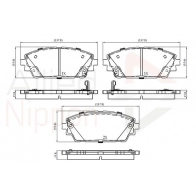 Тормозные колодки дисковые, комплект COMLINE Mazda CX-3 (DM) 2 Кроссовер SKYACTIV-G M Hybrid AWD (DMEW, FW) 150 л.с. 2020 – 2025 S 5BCO ADB32856