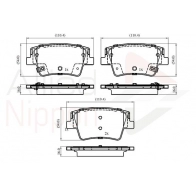 Тормозные колодки дисковые, комплект COMLINE Hyundai Santa Fe (TM) 4 Кроссовер 3.5 MPI AWD 249 л.с. 2019 – 2025 B O09Q ADB32858