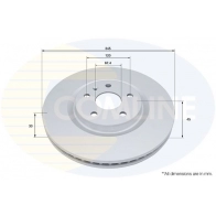 Тормозной диск COMLINE VC AHPR ADC2970V 1424236275