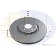 Тормозной диск COMLINE ADC4010V 1424236305 G5M 1SQ