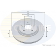 Тормозной диск COMLINE ADC5050V Suzuki Swift Y4I4 TZ
