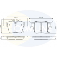 Тормозные колодки дисковые, комплект COMLINE 5 3C34 CBP02641 1439892853