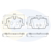 Тормозные колодки дисковые, комплект COMLINE Bmw Z4 (G29) 3 Кабриолет CBP02865 6CWI9Q M