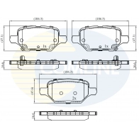 Тормозные колодки дисковые, комплект COMLINE TAHVM E CBP32436 Opel Mokka (X) 1 Кроссовер 1.6 CDTI 4x4 (_76) 110 л.с. 2018 – 2025