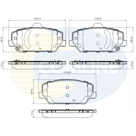 Тормозные колодки дисковые, комплект COMLINE CBP32440 Y PA7R Hyundai i30 (PD) 3 2017 – 2020