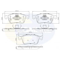 Тормозные колодки дисковые, комплект COMLINE IF3 AMDI CBP32462 1439892915