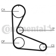 Ремень ГРМ CONTITECH 443 LA 059 CT 702 378258 ct702