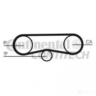 Ремень ГРМ CONTITECH CT 985 326 LAHN 094 377639 ct1018 - Изображение 2