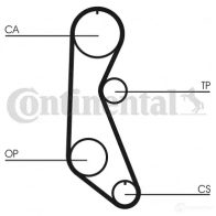 Ремень ГРМ CONTITECH ct816 STD 1096 8000M 25 CT 816 378430 - Изображение 1