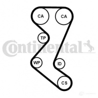 Ремень ГРМ CONTITECH ct954 378716 CT 954 CPPN 1067 9,525 M 28 - Изображение 5
