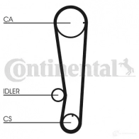 Комплект ремня ГРМ CONTITECH CT 715 ct715k1 CT 715 K1 378282