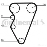 Комплект ремня ГРМ CONTITECH CT 929 K2 CT 929 ct929k2 378663 - Изображение 2