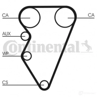 Комплект ремня ГРМ CONTITECH ct708k1 378269 CT 708 K1 CT 708