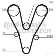Комплект ремня ГРМ CONTITECH CT1085 CT1085 K1 377818 ct1085k1 - Изображение 2