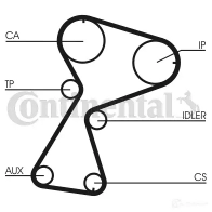 Комплект ремня ГРМ CONTITECH CT 949 K1 CT 949 378708 ct949k1 - Изображение 3