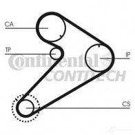 Комплект ремня ГРМ CONTITECH CT 921 378649 ct921k2 CT 921 K2 - Изображение 2
