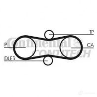 Комплект ремня ГРМ CONTITECH CT 914 CT 914 K1 378623 ct914k1 - Изображение 3