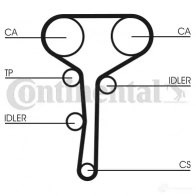 Комплект ремня ГРМ CONTITECH ct977k3 CT 977 K3 CT 977 378768 - Изображение 2