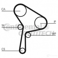 Комплект ремня ГРМ CONTITECH ct1150k1 CT 1150 CT 1150 K1 377963 - Изображение 2