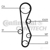 Комплект ремня ГРМ CONTITECH CT1099K2 ct1099k2 CT1 099 377850 - Изображение 2
