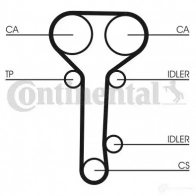 Комплект ремня ГРМ CONTITECH CT 978 CT 978 K2 378771 ct978k2 - Изображение 2
