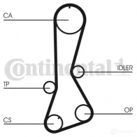 Комплект ремня ГРМ CONTITECH ct695k1 CT 695 CT 695 K1 Toyota Corolla (E100) 7 Универсал