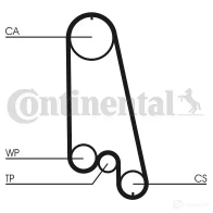 Приводной ремень в комплекте CONTITECH 1P89VB 376596 6PK10 70 6pk1070k2 - Изображение 14