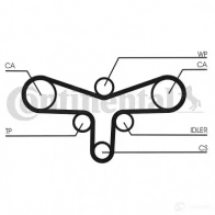 Приводной ремень в комплекте CONTITECH 6 PK1100 6pk1100k1 376608 QVW8C - Изображение 9
