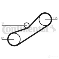 Приводной ремень в комплекте CONTITECH 376635 6PK 1180 DEOWU 6pk1180k3 - Изображение 10