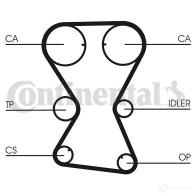 Комплект ремня грм с водяным насосом CONTITECH 377907 CT 1126 ct1126wp2 CT 1126 K2