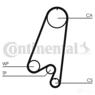 Ремень ГРМ CONTITECH ct910 CT 910 378618 HTDA 856 8000M 25 - Изображение 2
