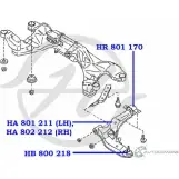 Рычаг передней подвески, нижний, правый HANSE HA 802 212 UE6 B6 SUM4WI 1422498195 - Изображение 2