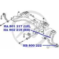 Рычаг передней подвески, нижний, правый HANSE ENHGO HA 802 218 1422498198 GLC VN - Изображение 2