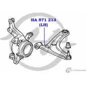 Рычаг передней подвески, нижний, левый HANSE OH HSU HA 871 213 1422499689 9V7RWO - Изображение 2