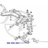 Шаровая опора нижнего рычага передней подвески HANSE 1422496595 W 9P957 HB 400 204 UHHKRD6 - Изображение 2