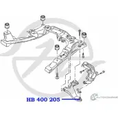 Шаровая опора нижнего рычага передней подвески HANSE QH6OW 1HV 4R 1422496596 HB 400 205 - Изображение 2