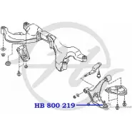 Шаровая опора нижнего рычага передней подвески HANSE HB 800 219 PAD52G K 1422496600 SYYC0KP - Изображение 2