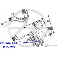 Шаровая опора нижнего рычага передней подвески HANSE DAF92V HB 800 224 3R H8I 1422496602 - Изображение 2