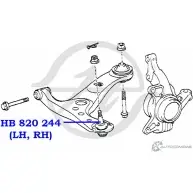 Шаровая опора нижнего рычага передней подвески HANSE 0SLUMH N VFA47N HB 820 244 1422496611 - Изображение 2