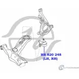 Шаровая опора нижнего рычага передней подвески HANSE HB 820 248 K8 92R TRYSP 1422497978 - Изображение 2
