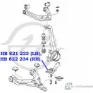 Шаровая опора нижнего рычага передней подвески, правая HANSE 1422498369 83 SZ0B HB 822 234 6N6MPI - Изображение 2