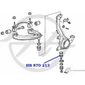 Шаровая опора нижнего рычага передней подвески HANSE 7S 3RV2 1422498374 HB 870 213 NIOCA22 - Изображение 2