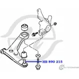 Шаровая опора нижнего рычага передней подвески HANSE HB 890 215 1422496619 6S WJFVR X9BM8 - Изображение 2