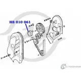 Ролик натяжителя ремня ГРМ HANSE N969M R 505E4 1422499733 HE 010 061 - Изображение 2
