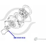 Подшипник выжимной HANSE 1422499738 HE 010 812 2BK8B C ENBTT1 - Изображение 2